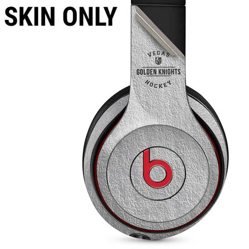 NHL Vegas Golden Knights Black Text Beats Solo 3 Wireless Skin