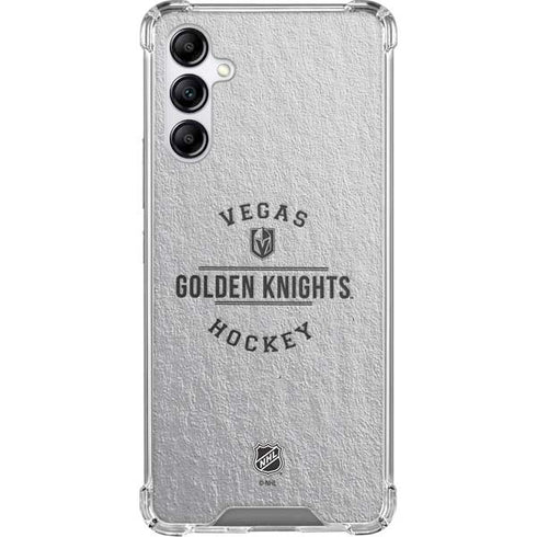NHL Vegas Golden Knights Black Text Gabb Phone 4 Clear Case