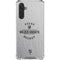 NHL Vegas Golden Knights Black Text Galaxy A17 Clear Case