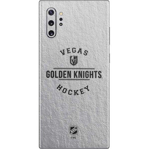 NHL Vegas Golden Knights Black Text Galaxy Note 10 Plus Skin
