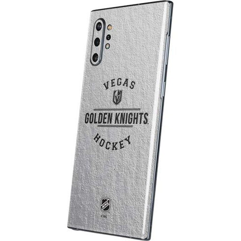 NHL Vegas Golden Knights Black Text Galaxy Note 10 Plus Skin