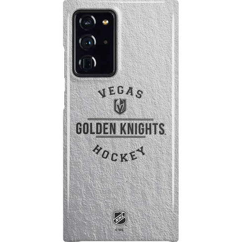 NHL Vegas Golden Knights Black Text Galaxy Cases
