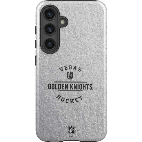 NHL Vegas Golden Knights Black Text Galaxy S25 Impact Case