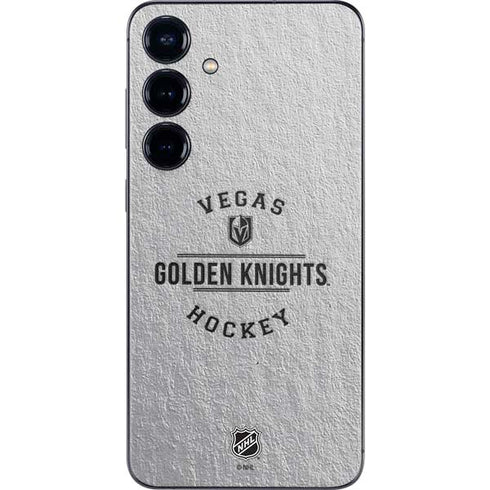 NHL Vegas Golden Knights Black Text Galaxy S25 Plus Skin