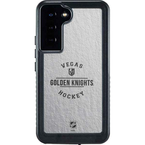 NHL Vegas Golden Knights Black Text Galaxy S24 Plus Waterproof Case