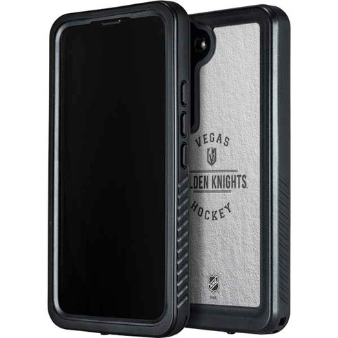 NHL Vegas Golden Knights Black Text Galaxy S24 Plus Waterproof Case