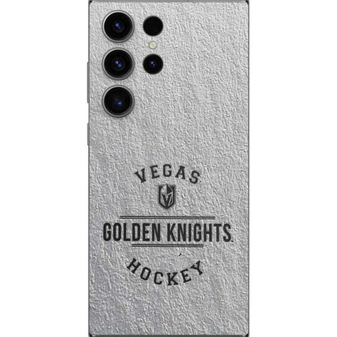 NHL Vegas Golden Knights Black Text Galaxy S25 Ultra Skin