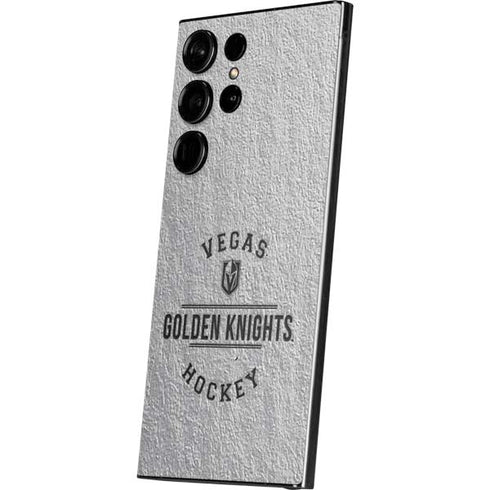 NHL Vegas Golden Knights Black Text Galaxy S25 Ultra Skin