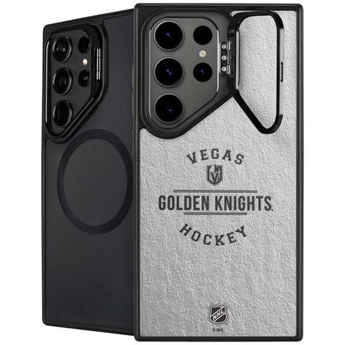NHL Vegas Golden Knights Black Text Galaxy S26 Ultra Kickstand Case