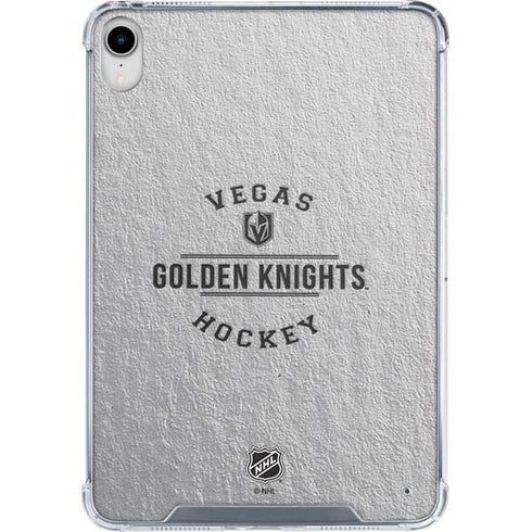 NHL Vegas Golden Knights Black Text iPad 11th Gen (2025) Clear Case