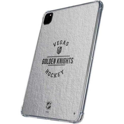 NHL Vegas Golden Knights Black Text iPad Pro 11in (2024) Clear Case