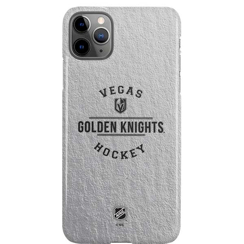 NHL Vegas Golden Knights Black Text iPhone Cases