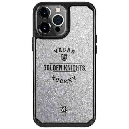 NHL Vegas Golden Knights Black Text iPhone Cases