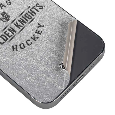 NHL Vegas Golden Knights Black Text iPhone 15 Pro Max Skin