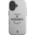 NHL Vegas Golden Knights Black Text iPhone 16 Impact Case