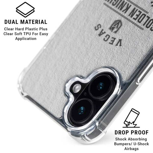 NHL Vegas Golden Knights Black Text iPhone 16 MagSafe Case