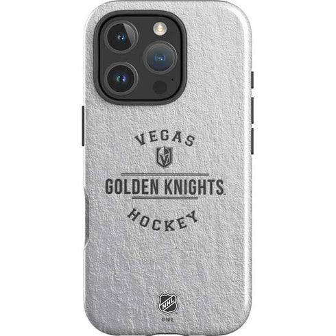 NHL Vegas Golden Knights Black Text iPhone 16 Pro Max Impact Case