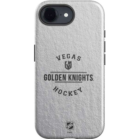 NHL Vegas Golden Knights Black Text iPhone 16e Impact Case