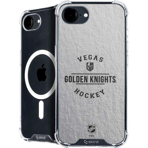 NHL Vegas Golden Knights Black Text iPhone 16e MagSafe Case