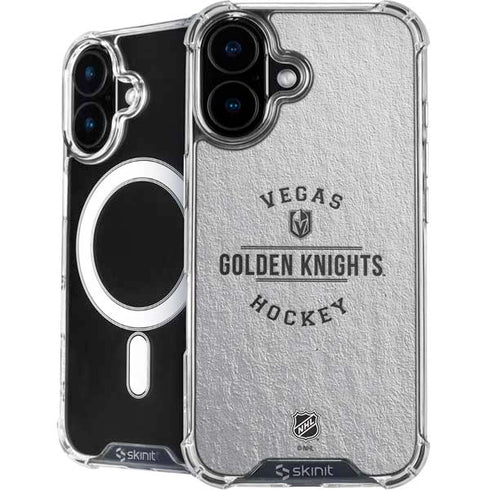 NHL Vegas Golden Knights Black Text iPhone 17 MagSafe Case
