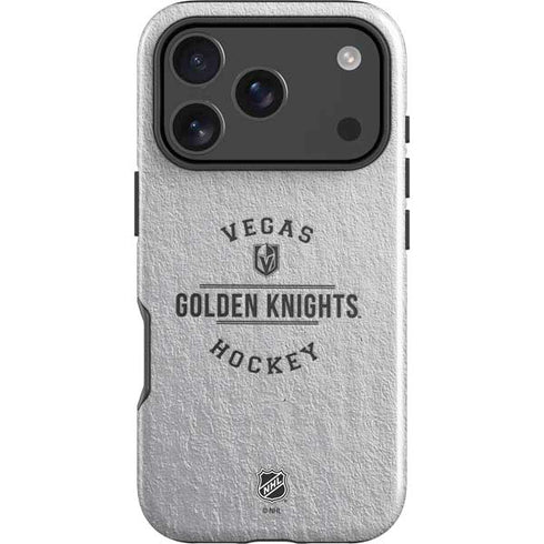 NHL Vegas Golden Knights Black Text iPhone 18 Pro Impact Case