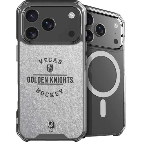 NHL Vegas Golden Knights Black Text iPhone 18 Pro MagSafe Case