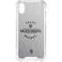 NHL Vegas Golden Knights Black Text iPhone XS Clear Case