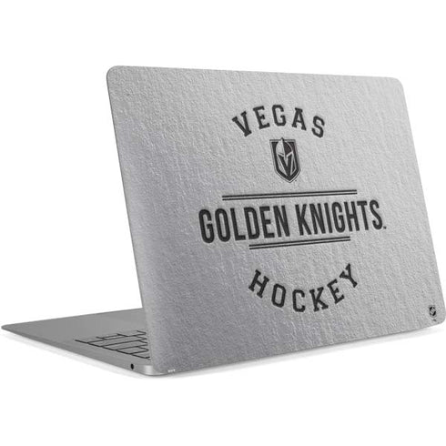 NHL Vegas Golden Knights Black Text Apple MacBook Air Skin