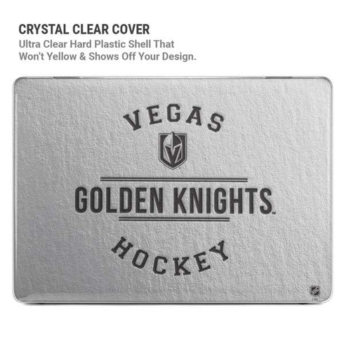 NHL Vegas Golden Knights Black Text MacBook Pro 14in (2021-24) Case plus Skin