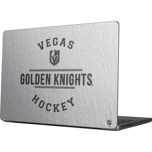 NHL Vegas Golden Knights Black Text Apple MacBook Pro 14-inch Skin