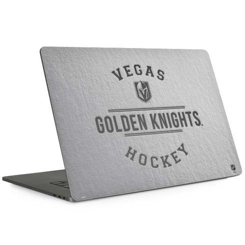 NHL Vegas Golden Knights Black Text MacBook Skins