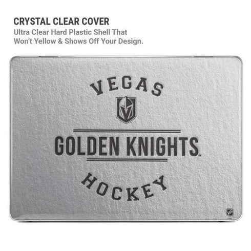 NHL Vegas Golden Knights Black Text MacBook Cases