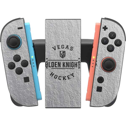 NHL Vegas Golden Knights Black Text Nintendo Switch 2 (2025) Joy-Con Controller Skin