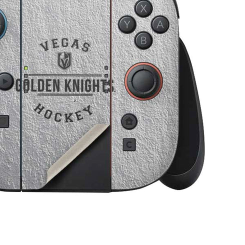 NHL Vegas Golden Knights Black Text Nintendo Switch 2 (2025) Joy-Con Controller Skin