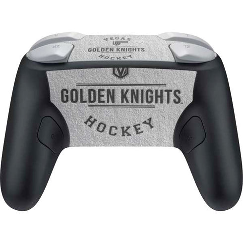 NHL Vegas Golden Knights Black Text Nintendo Switch 2 (2025) Pro Controller Skin