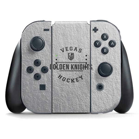 NHL Vegas Golden Knights Black Text Nintendo Skins