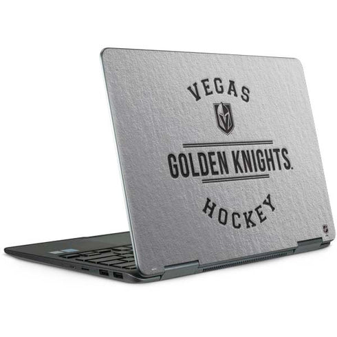 NHL Vegas Golden Knights Black Text Notebook 9 Pro 13in (2017) Skin