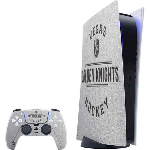 NHL Vegas Golden Knights Black Text PlayStation PS5 Skins