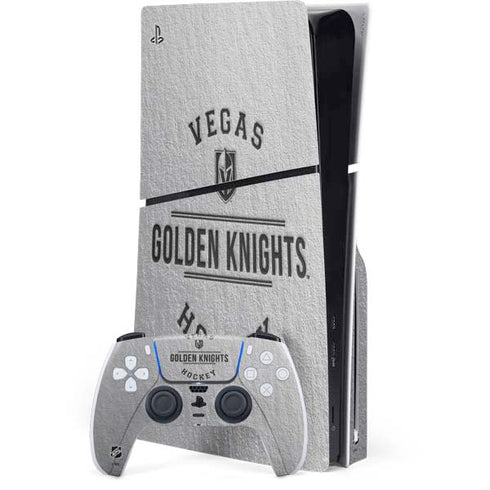 NHL Vegas Golden Knights Black Text PlayStation PS5 Skins