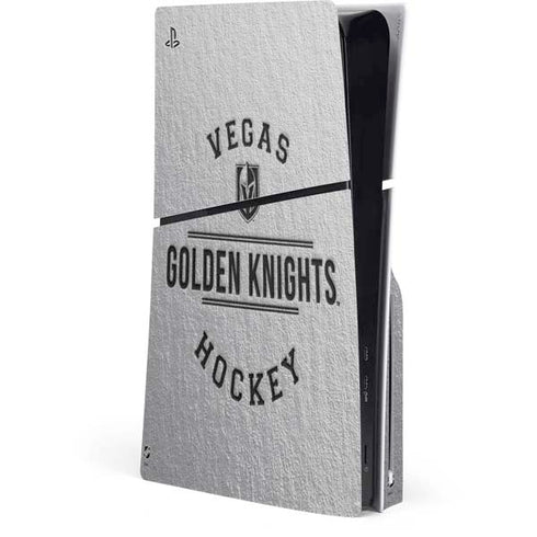 NHL Vegas Golden Knights Black Text PlayStation PS5 Skins