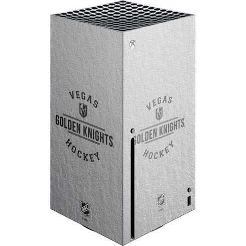 NHL Vegas Golden Knights Black Text Xbox Series X Skins