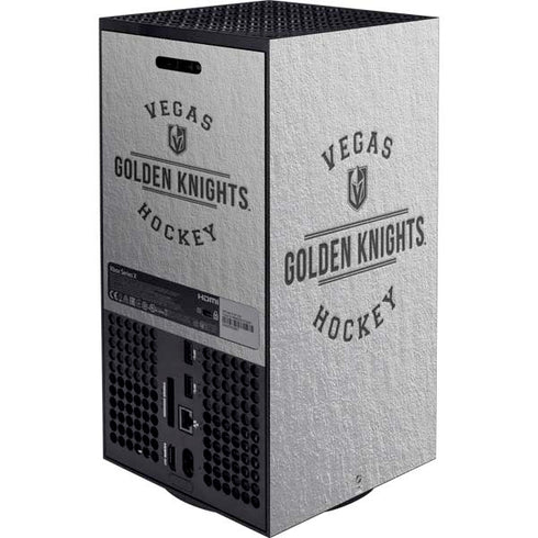 NHL Vegas Golden Knights Black Text XBox Series X Digital Edition Bundle Skin