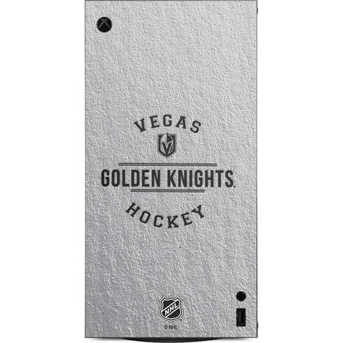 NHL Vegas Golden Knights Black Text XBox Series X Digital Edition Console Skin