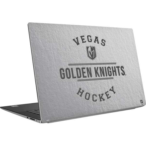 NHL Vegas Golden Knights Black Text Dell XPS Skin