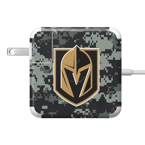 NHL Vegas Golden Knights Camo 85W Power Adapter (15 and 17 inch MacBook Pro Charger) Skin