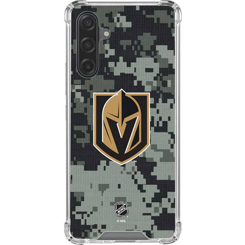 NHL Vegas Golden Knights Camo Galaxy A17 Clear Case