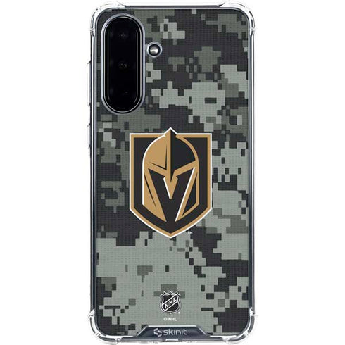NHL Vegas Golden Knights Camo Galaxy A36 5G Clear Case