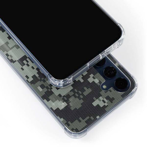 NHL Vegas Golden Knights Camo Galaxy A55 5G Clear Case