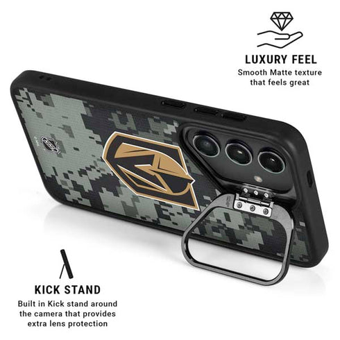 NHL Vegas Golden Knights Camo Galaxy S24 Plus Kickstand Case