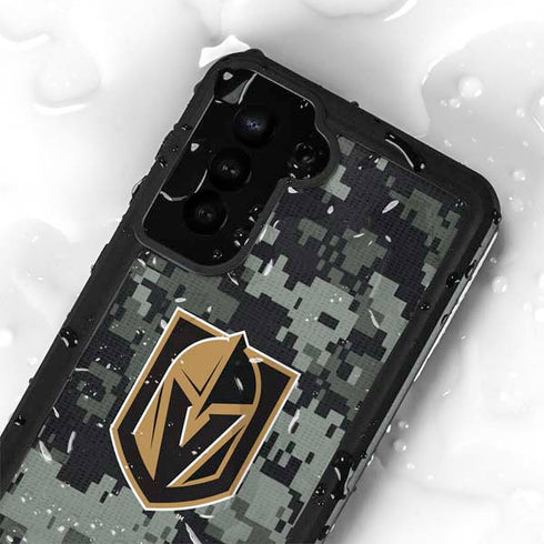 NHL Vegas Golden Knights Camo Galaxy S24 Plus Waterproof Case